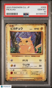 Pikachu 008 Holo Pokemon Card Game Classic Japanese CLL PSA 10 Gem Mint 2d