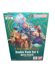 One Piece Card Game English: Two Legends Double Pack Set Volume 5 DP-05 Sealed Display